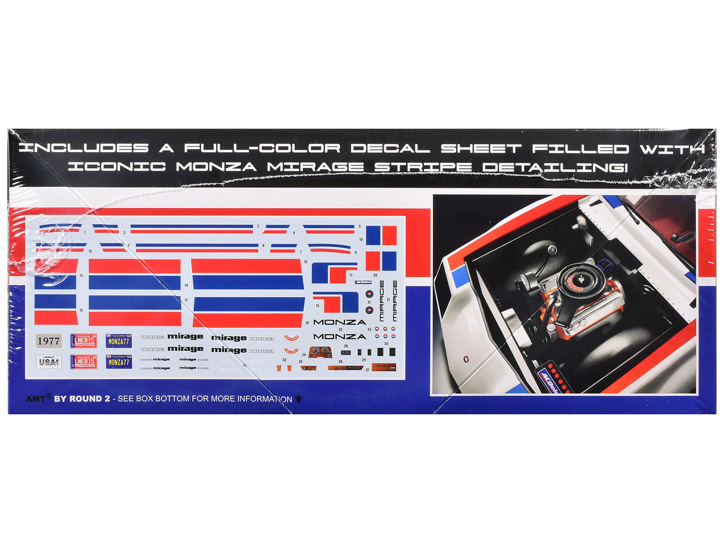 Skill 2 Model Kit 1977 Chevrolet Monza Mirage Wide Body "Street Machine" 1/25 Scale by AMT <h2>Skill AMT</h2> <p>High-quality diecast car perfect for collectors and enthusiasts. Features detailed inte