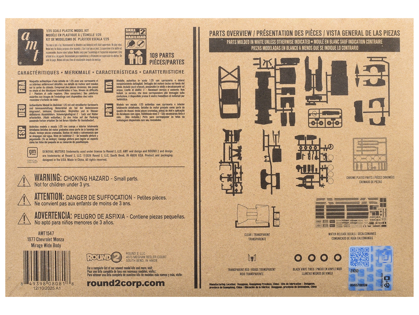 Skill 2 Model Kit 1977 Chevrolet Monza Mirage Wide Body "Street Machine" 1/25 Scale by AMT <h2>Skill AMT</h2> <p>High-quality diecast car perfect for collectors and enthusiasts. Features detailed inte