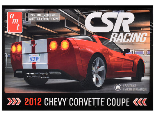 Skill 2 Model Kit of 2012 Chevrolet Corvette Coupe "CSR Racing" 1/25 Scale by AMT <h2>Skill AMT</h2> <p>High-quality diecast car perfect for collectors and enthusiasts. Features detailed interior exte