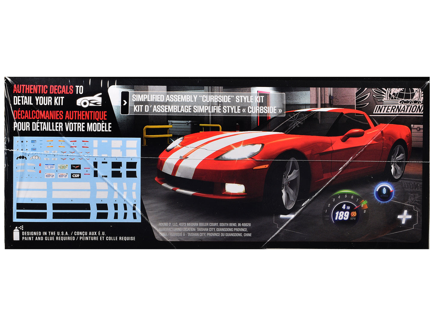 Skill 2 Model Kit of 2012 Chevrolet Corvette Coupe "CSR Racing" 1/25 Scale by AMT <h2>Skill AMT</h2> <p>High-quality diecast car perfect for collectors and enthusiasts. Features detailed interior exte