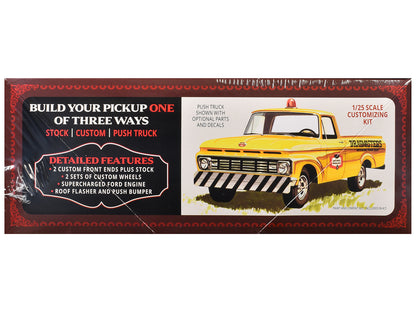 Skill 2 Model Kit 1963 Ford F-100 Pickup Truck "Four Sixes Ranch" 3-in-1 1/25 Scale by AMT <h2>Skill AMT</h2> <p>High-quality diecast car perfect for collectors and enthusiasts. Features detailed inte