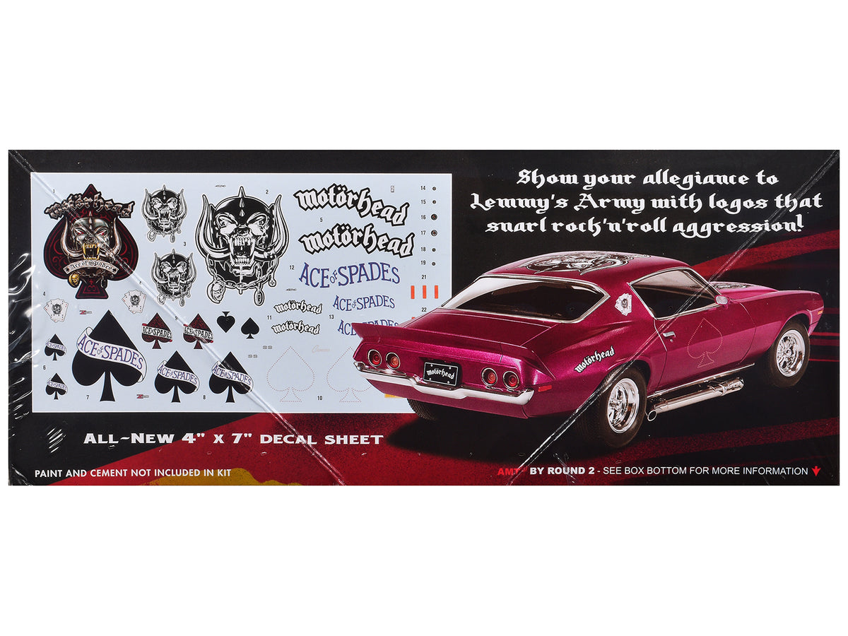 Skill 2 Model Kit 1970 1/2 Chevrolet Camaro "Motorhead" 1/25 Scale Model - AMT