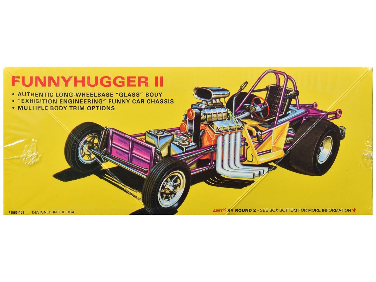 Skill 2 Model Kit of Chevrolet Camaro Funny Car "Funny Hugger II" 1/25 Scale by AMT <h2>Skill AMT</h2> <p>High-quality diecast perfect for collectors and enthusiasts. Features detailed interior exteri
