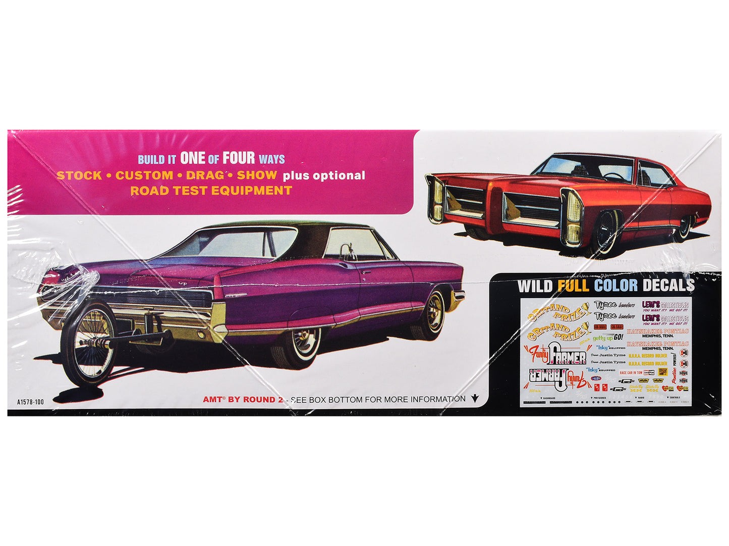 Skill 2 Model Kit of 1965 Pontiac Grand Prix Show 'N' Go 1/25 Scale by AMT <h2>Skill AMT</h2> <p>High-quality diecast car perfect for collectors and enthusiasts. Features detailed interior exterior cr