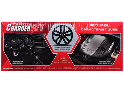 Skill 2 Model Kit 2021 Dodge Charger R/T "America 250" 1/25 Scale Model - AMT