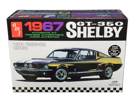 Skill 2 Model Kit 1967 Ford Mustang Shelby GT350 Black 1/25 Scale by AMT <h2>Skill AMT</h2> <p>High-quality diecast car perfect for collectors and enthusiasts. Features detailed interior exterior craf