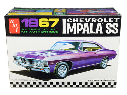 Skill 2 Model Kit 1967 Chevrolet Impala SS 1/25 Scale by AMT <h2>Skill AMT</h2> <p>High-quality diecast car perfect for collectors and enthusiasts. Features detailed interior exterior craftsmanship, r
