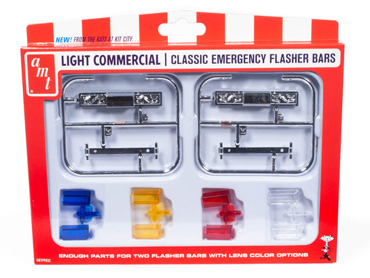 Skill 2 Model Kit Light Commercial Classic Emergency Flasher Bars Set of 10 pieces for 1/25 Scale by AMT <h2>Skill AMT</h2> <p>High-quality diecast car perfect collectors and enthusiasts. Features det