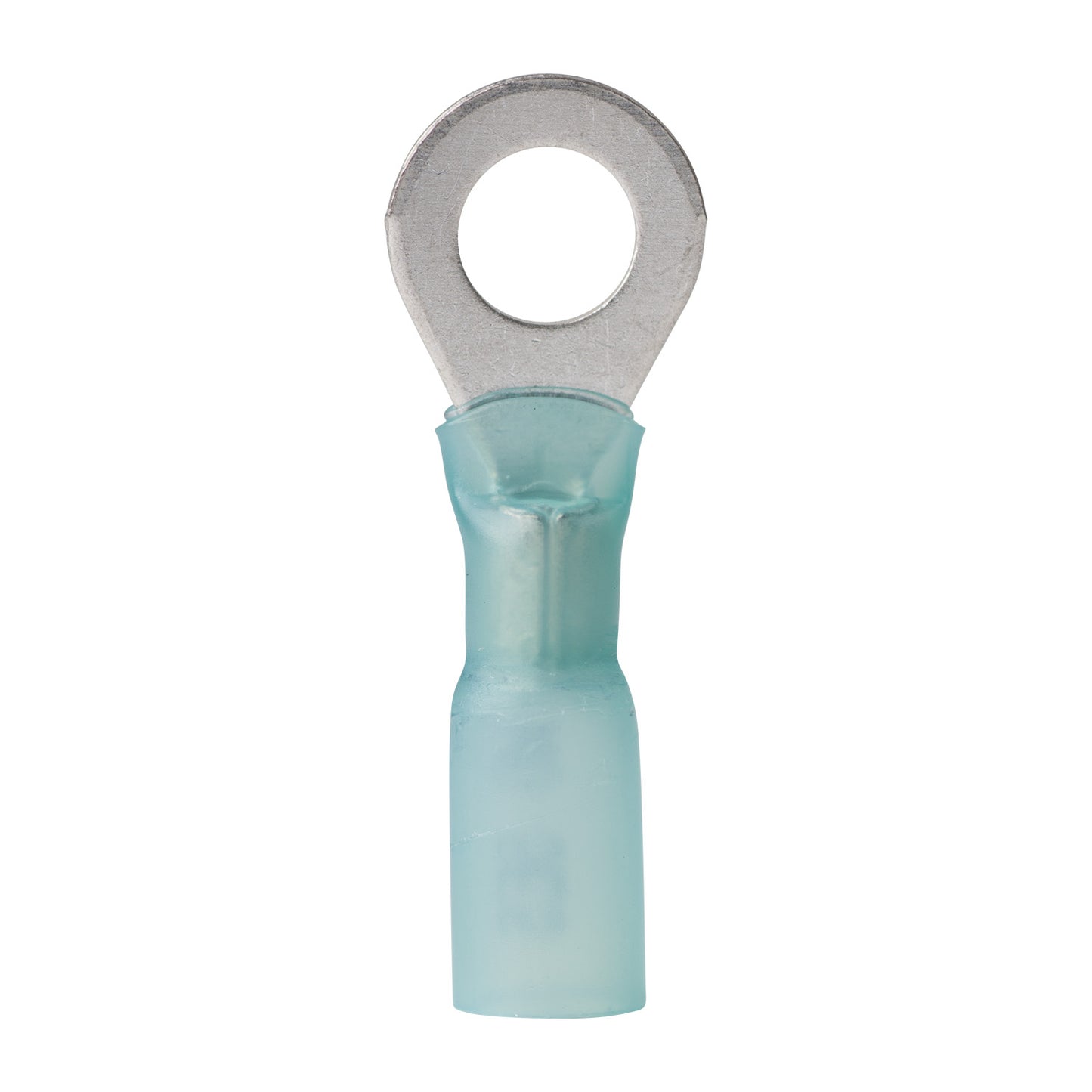 Ancor 16-14 1/4 Ring Terminal Wtron Heat Shrink Blue 25 Pack