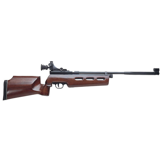 Beeman .22cal CO2 Powered Single Shot Pellet Air Rifle with Competition Diopter Peep Sight