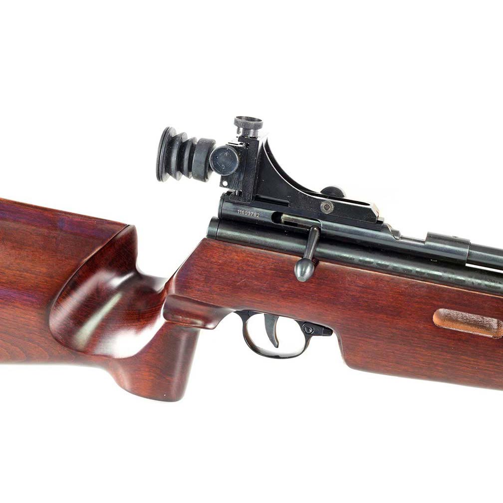 Beeman .22cal CO2 Powered Single Shot Pellet SG Air Rifle with Competition Diopter Peep Sight