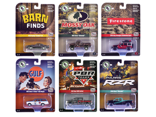 Big Country Collectibles 2025 Release 1 Set of 6 pieces 1/64 T&y Diecast Model Cars by Auto World