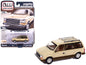 1987 Plymouth Voyager Van Light Cream and Golden Bronze Metallic 2-Tone "Mighty Minivans" Series 1/64 Diecast Model Car by Auto World