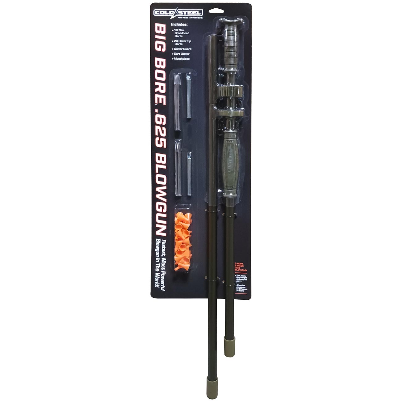 Cold Steel Big Bore .625 Blowgun - 5 Foot Length