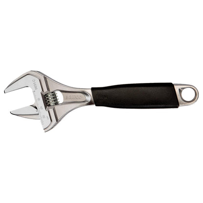 Bahco 8" ERGO™ Central Nut Wide Opening Jaw Adjustable Wrenches with Rubber Handle