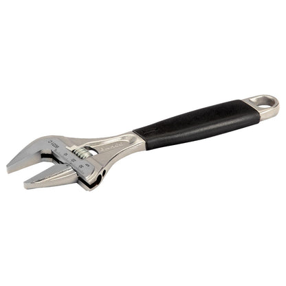 Bahco 8" ERGO™ Central Nut Wide Opening Jaw Adjustable Wrenches with Rubber Handle