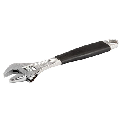Bahco 8" ERGO™ Central Nut Adjustable Wrench with Rubber Handle and Chrome Finish