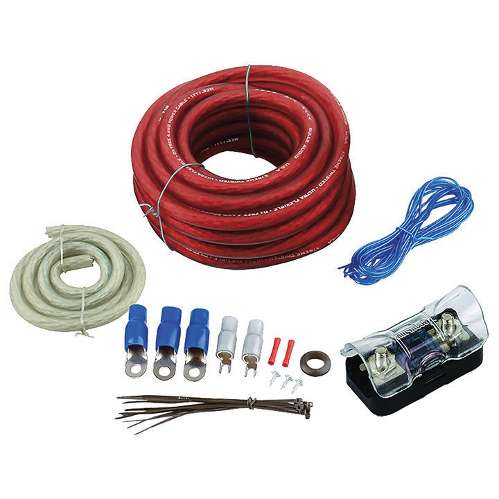 Bullz Audio 4 Gauge Amplifier Wiring Kit - 2000 Watts