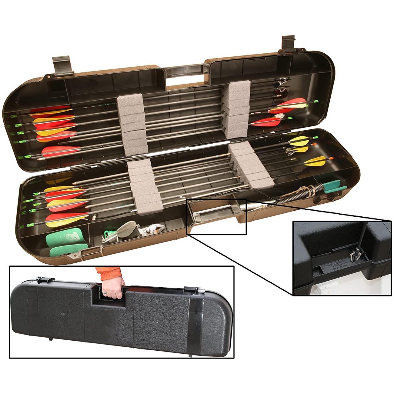 MTM Case Gard Arrow Plus Case - Black