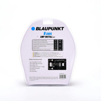 Blaupunkt 8 Gauge Amplifier Kit with CCA Cables