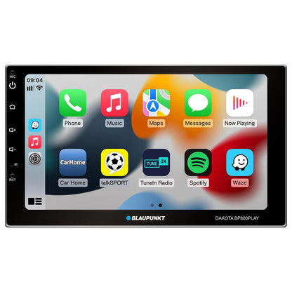 Blaupunkt 7” Double DIN MECHLESS Fixed Face Touchscreen Receiver with Mirrorlink Android Auto/Apple