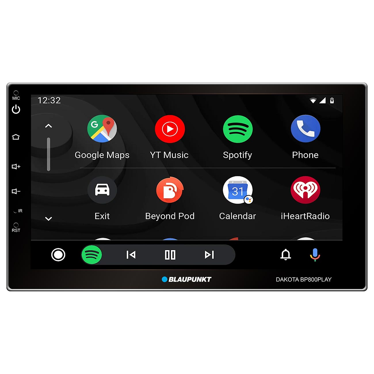 Blaupunkt 7” Double DIN MECHLESS Fixed Face Touchscreen Receiver with Mirrorlink Android Auto/Apple