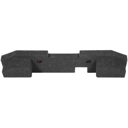 EMPTY WOOFER BOX DODGE 4 DOOR '02 - '18 DUAL 12";