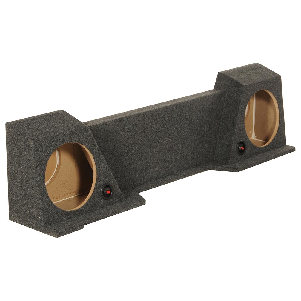 QPower GMC/Chevy Extended Cab (High Transmission) '07-'13 Dual 10" Empty Woofer Box