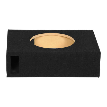 QPower Single 10" Vented Shallow Mount Empty Woofer Enclosure