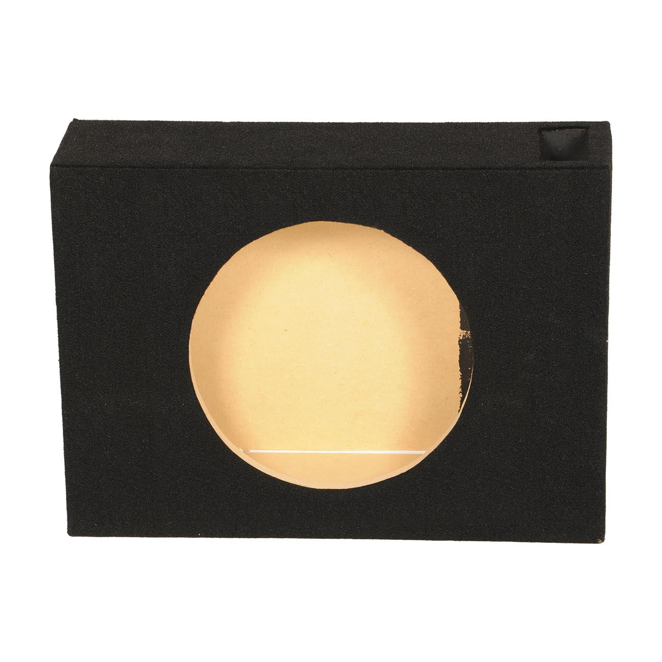 QPower Single 10" Vented Shallow Mount Empty Woofer Enclosure