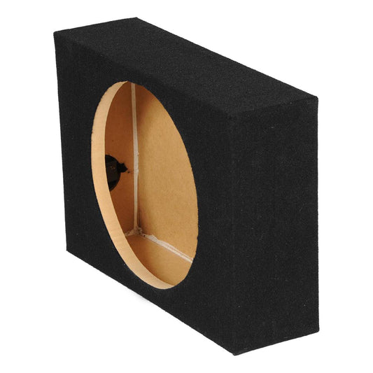 Single 12â€³ Shallow Mount Sealed Empty Woofer Enclosure