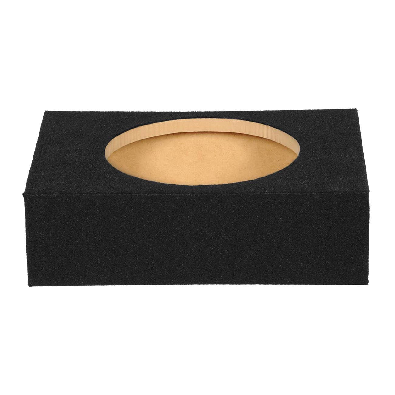 Single 12â€³ Shallow Mount Sealed Empty Woofer Enclosure