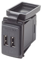 Blue Sea Dual USB 4.8A Wtron Charger Port 12/24vDC Switch Mount