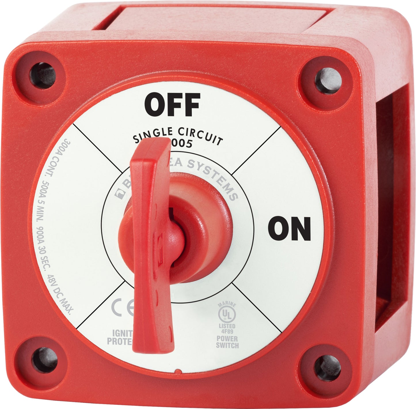 Blue Sea M-Series Battery Wtron Switch On/Off with Key