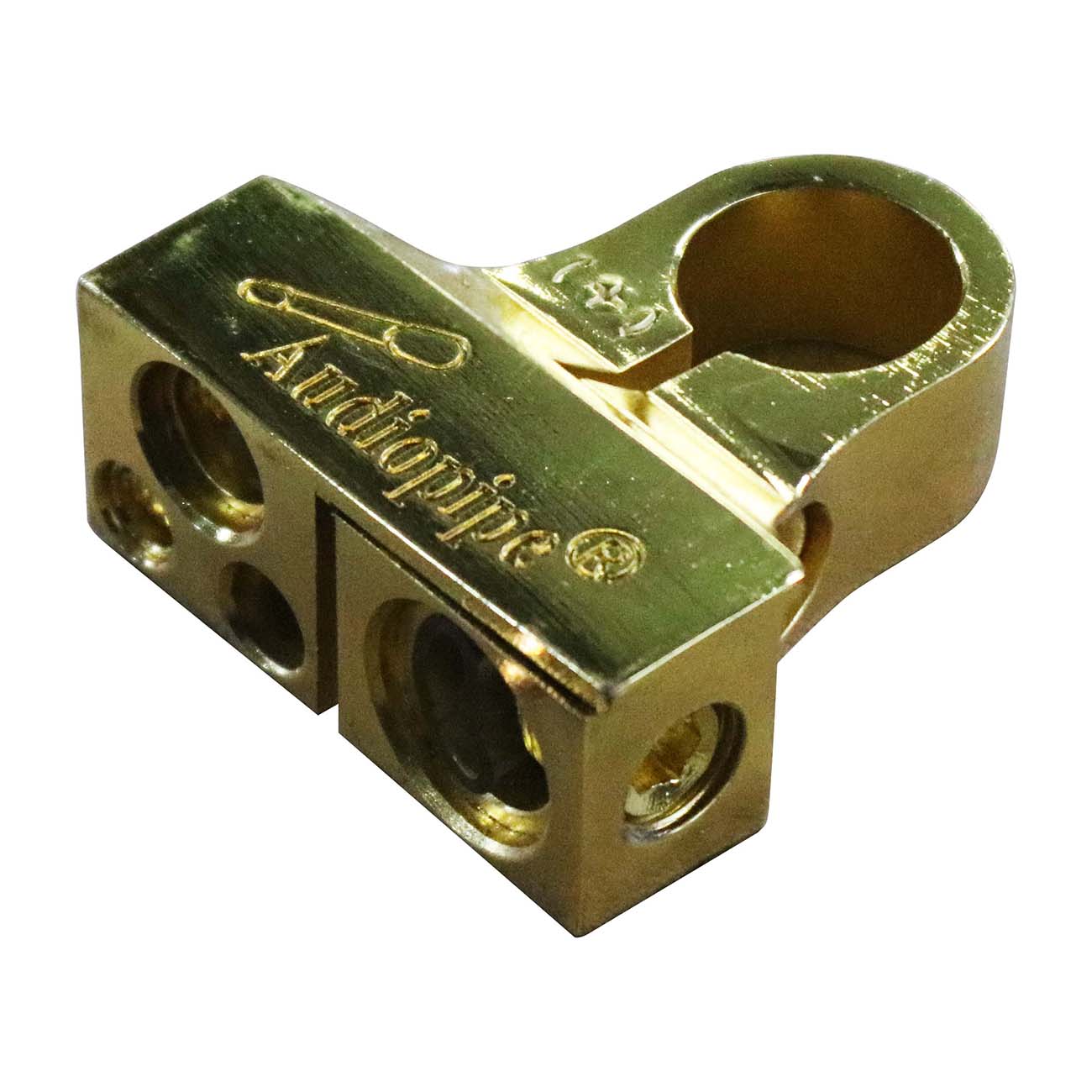 Audiopipe Gold Plated Battery ELE Terminal Positive - Multi-Feed