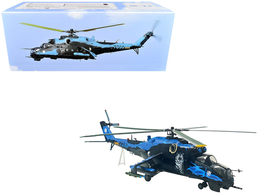Mil Mi-24V Hind-E Helicopter "7353 231 Squadron 23 Wing NATO Tiger Meet Turkey" (2005) Czech Air Force 1/48 T&y Diecast Model by Bless Wing