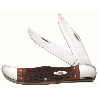 Case Knives Folding Hunter Pocket Knife with Clip and Skinner Blades