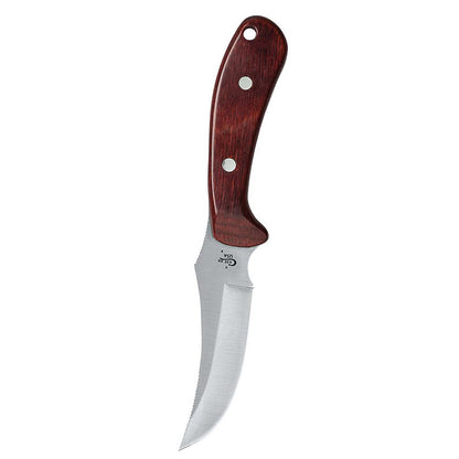 Case Knives Ridgeback Hunter Rosewood Fixed Blade Knife with Leather Sheath