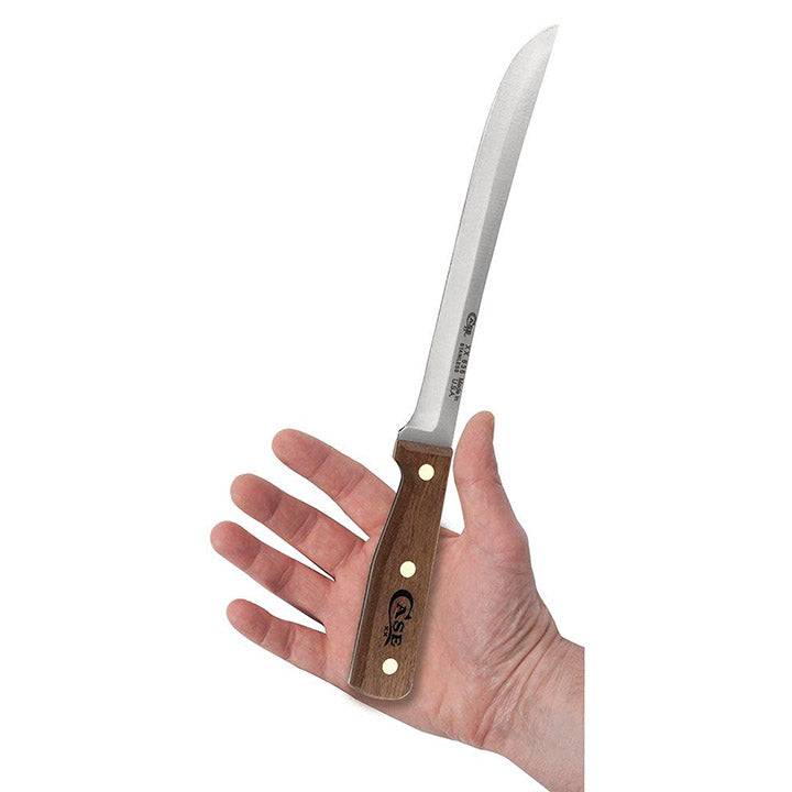 Case Knives Household Cutlery 9" Slicing Knife with Solid Walnut Handle