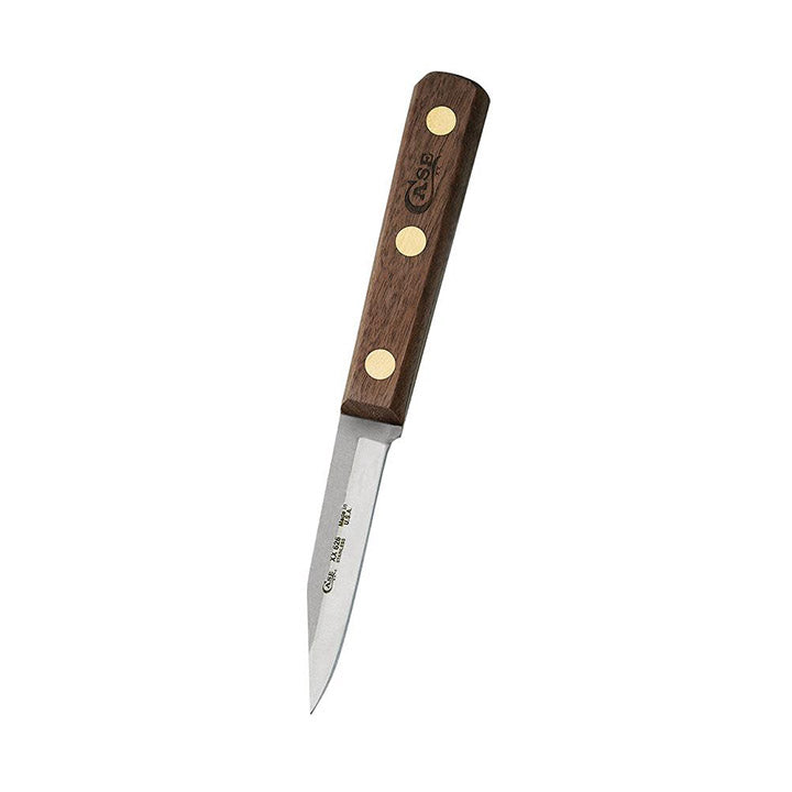 Case Knives Household Cutlery 3" Clip Point Paring Knife Solid Walnut with Solid Walnut Handle