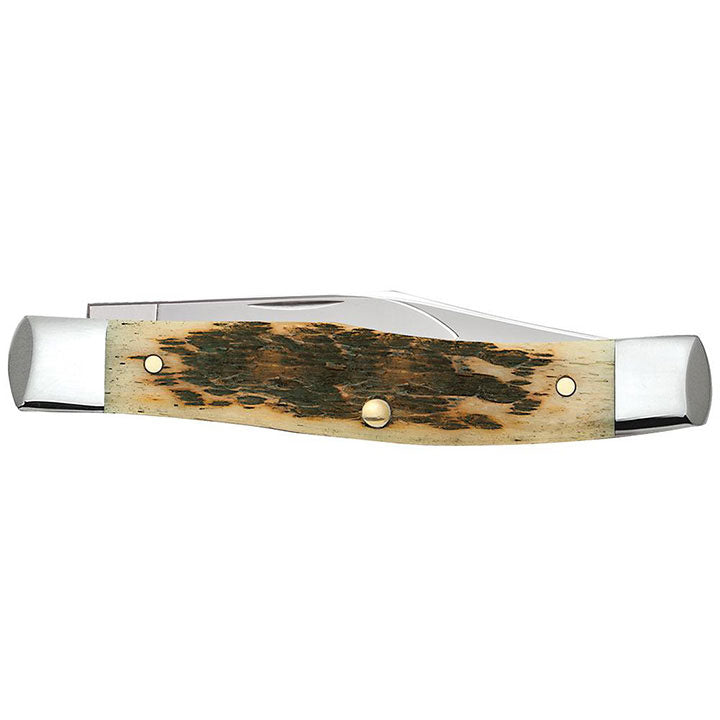Case Amber Bone Small Texas Jack Folding Pocket Knife