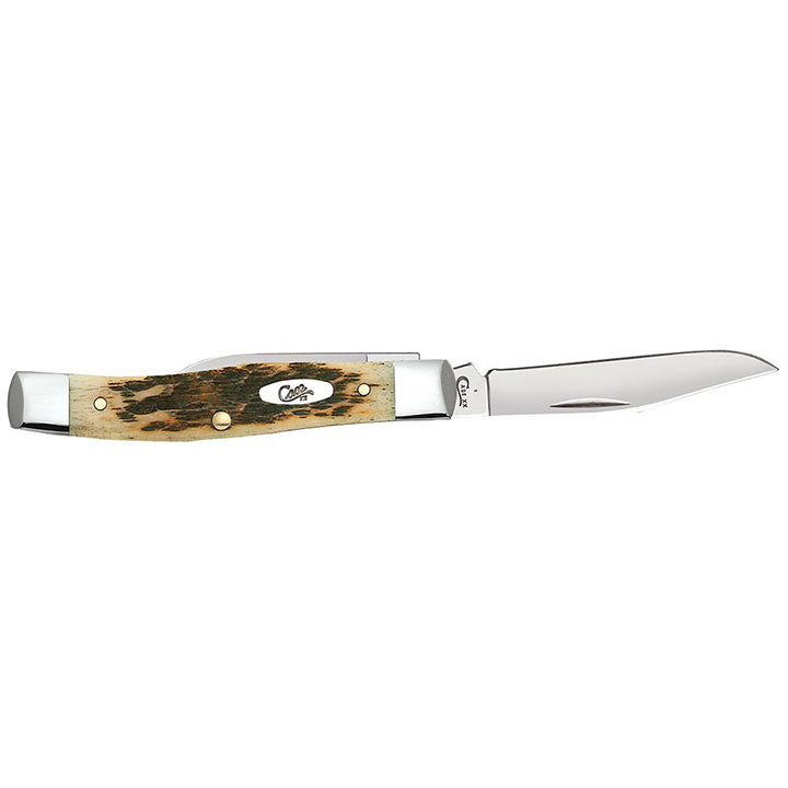 Case Amber Bone Small Texas Jack Folding Pocket Knife