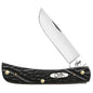 Case Knives Jigged Rough Black Synthetic Sod Buster Jr Folding Pocket Knife