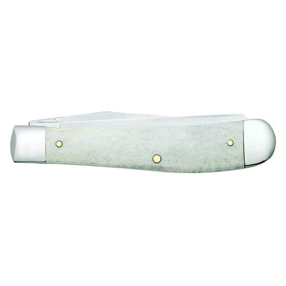 Case Knives Vietnam War Gift Set - Embellished Smooth Natural Bone Trapper