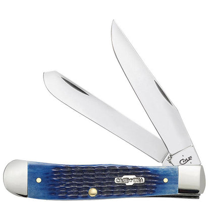 Case Blue bone Trapper clip and spey blades