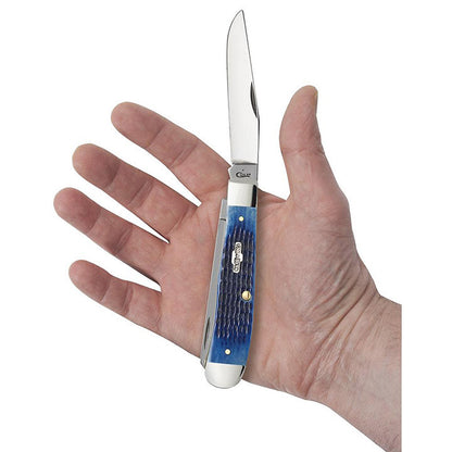 Case Blue bone Trapper clip and spey blades