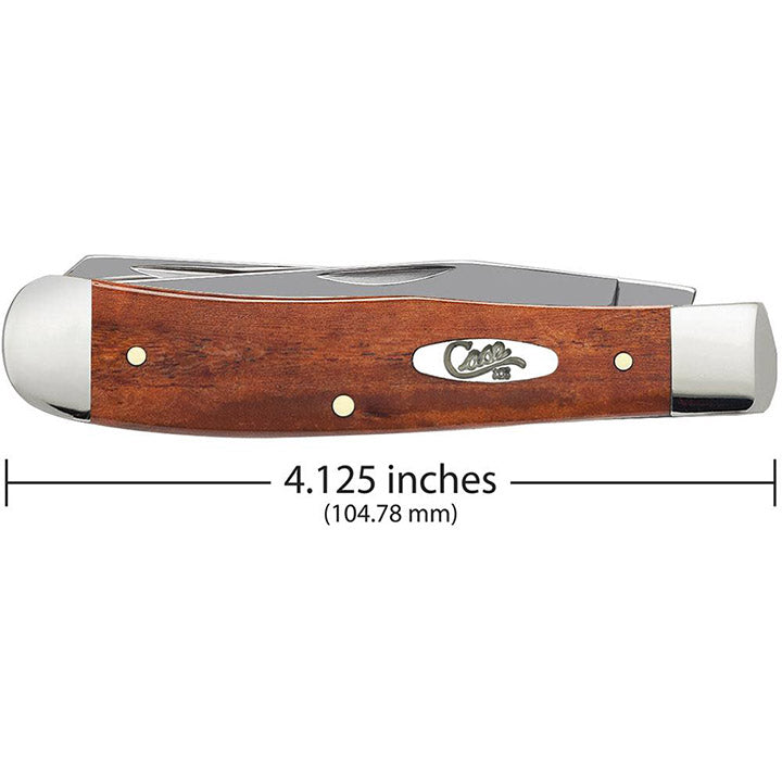 Case Knives Smooth Chestnut Bone Trapper Folding Pocket Knife