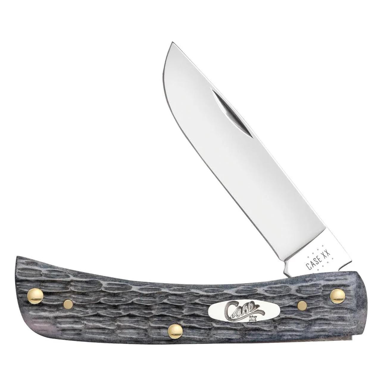 Case Knives Pocket Worn Crandall Jig Gray Bone Sod Buster Jr