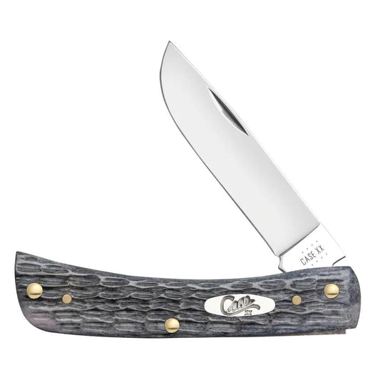 Case Knives Pocket Worn Crandall Jig Gray Bone Sod Buster Jr