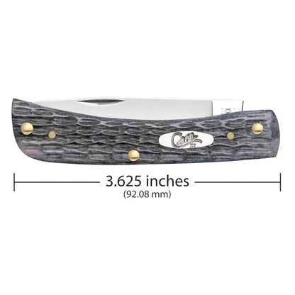 Case Knives Pocket Worn Crandall Jig Gray Bone Sod Buster Jr